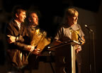 The Macs receiving the Danish Folk Prize